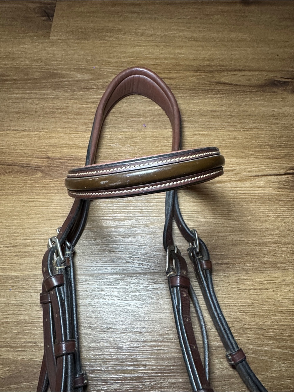 🐴 Equipe Full/Horse Bridle w/Patent Leather Accents. 🐴 - Picture 2 of 9